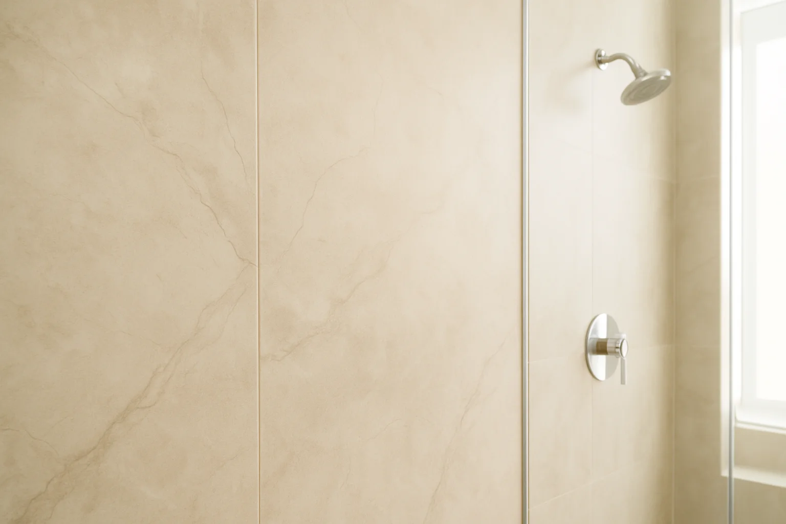 Grout-Free Shower Walls vs. Tile